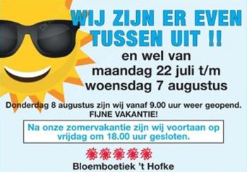 Zomervakantie 2024